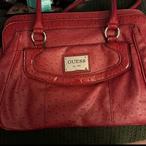 Vintage Red Guess 1981 Handbag
